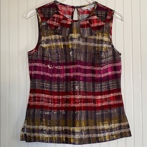 Trina Turk Silk Sleeveless Blouse